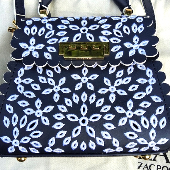 SOLD-Zac Zac Posen Iconic Eartha Mini Top Handle Crossbody Bag - Picture 2 of 14